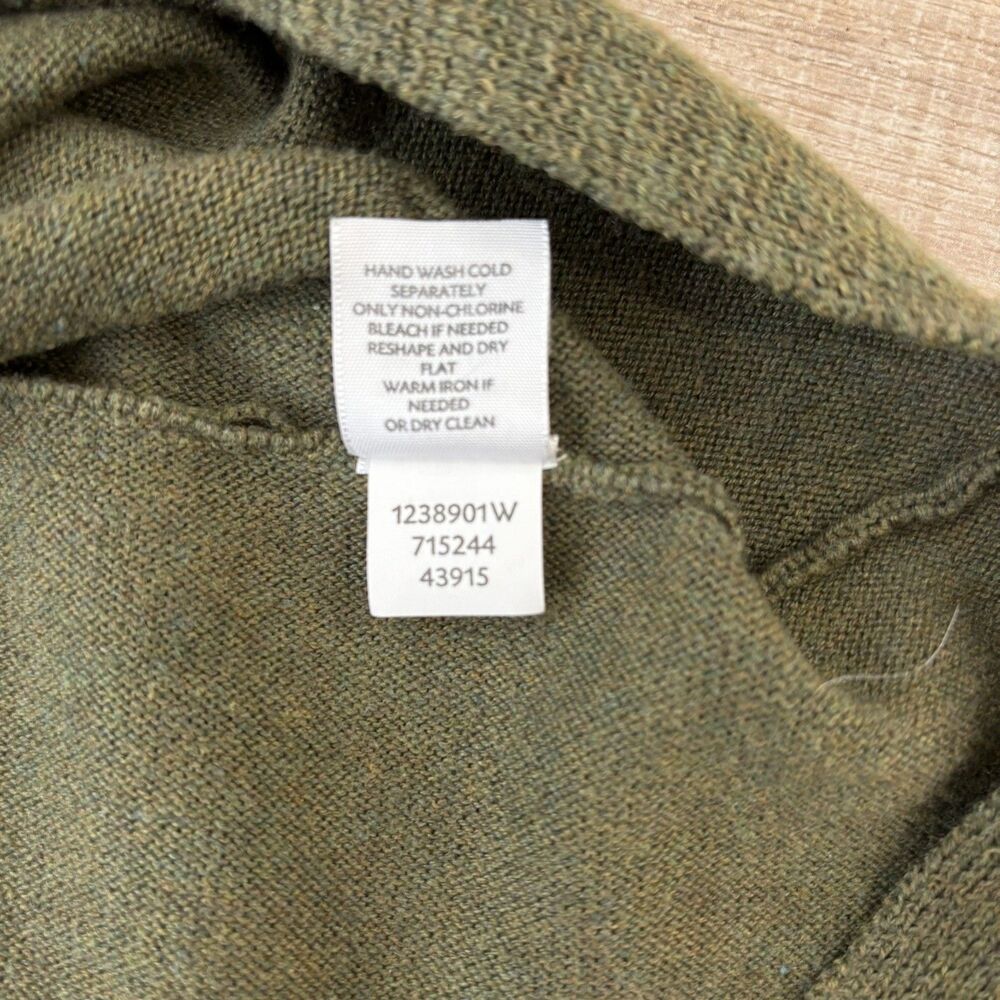 J. Jill Womens Green Sweater Dress 2X Cotton Capsule Classic Minimalist Teacher - Picture 8 of 12